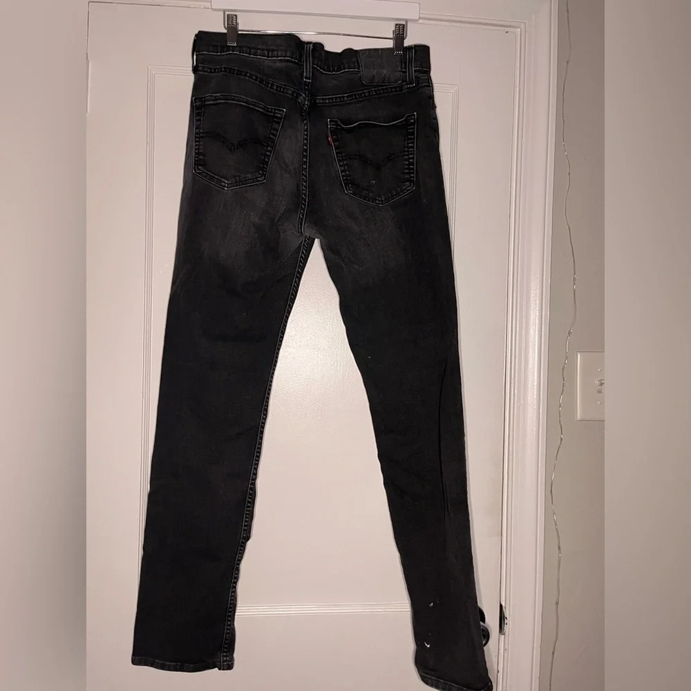 Levi's Men's Slim Straight Black Jeans 34x34